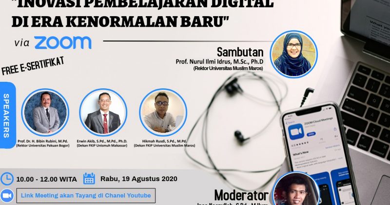 Webinar Pendidikan “Inovasi Pembelajaran Digital di Era Kenormalan Baru”
